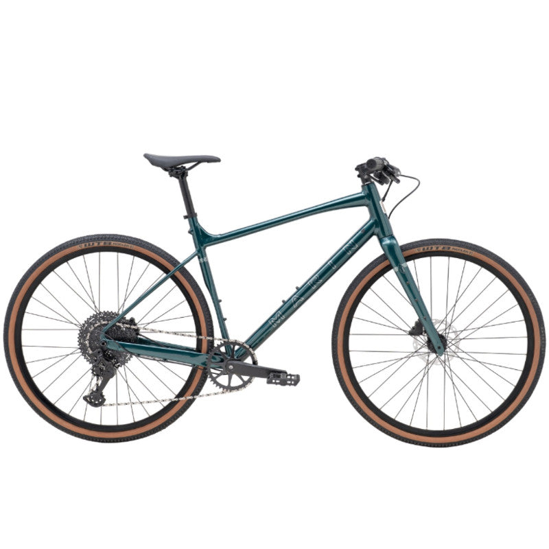 straight bar gravel bike Marin DSX 1 Flat Bar Gravel Bike - Green/Silver