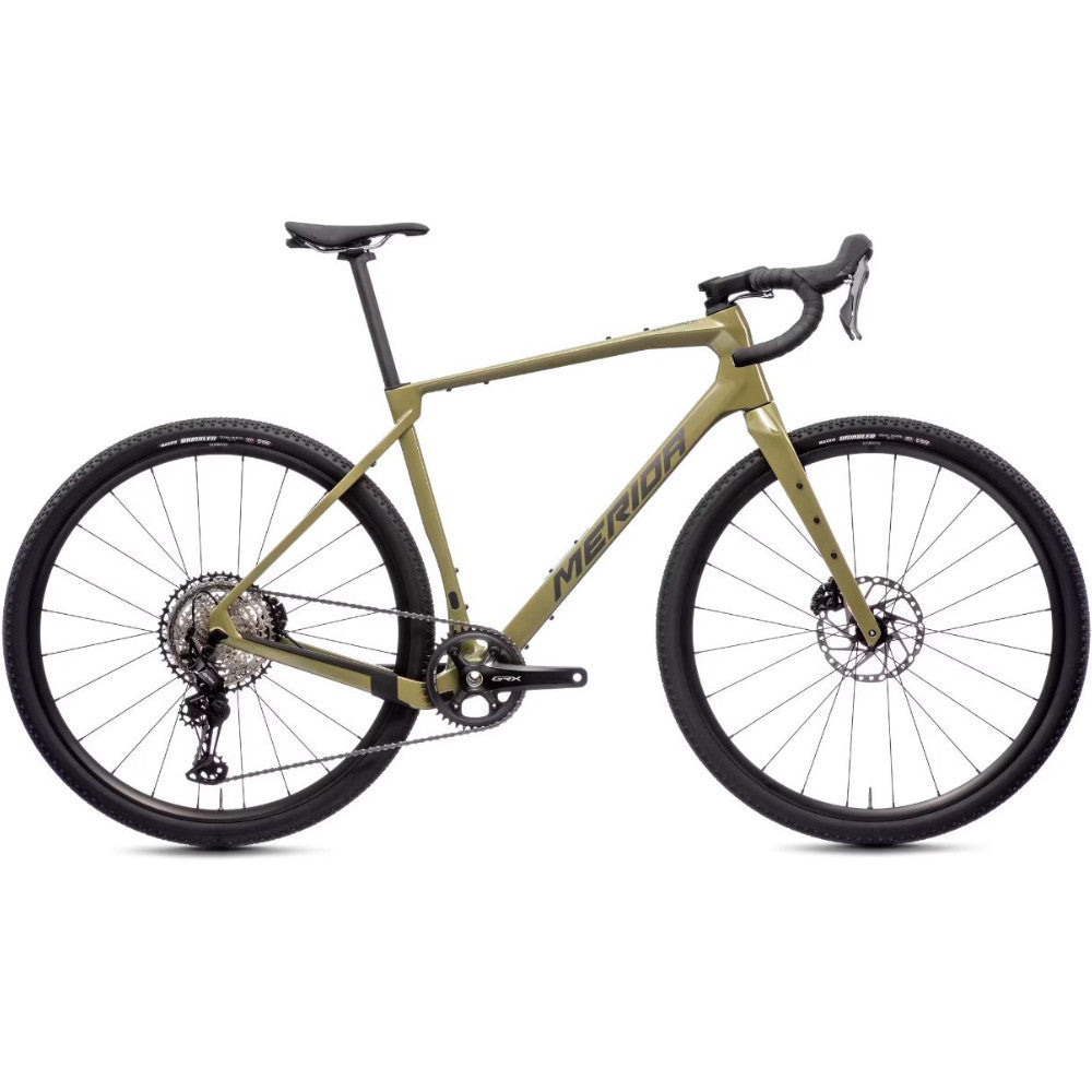 Merida Silex 7000 Gravel Bike - Low Key Green (Gunmetal Grey