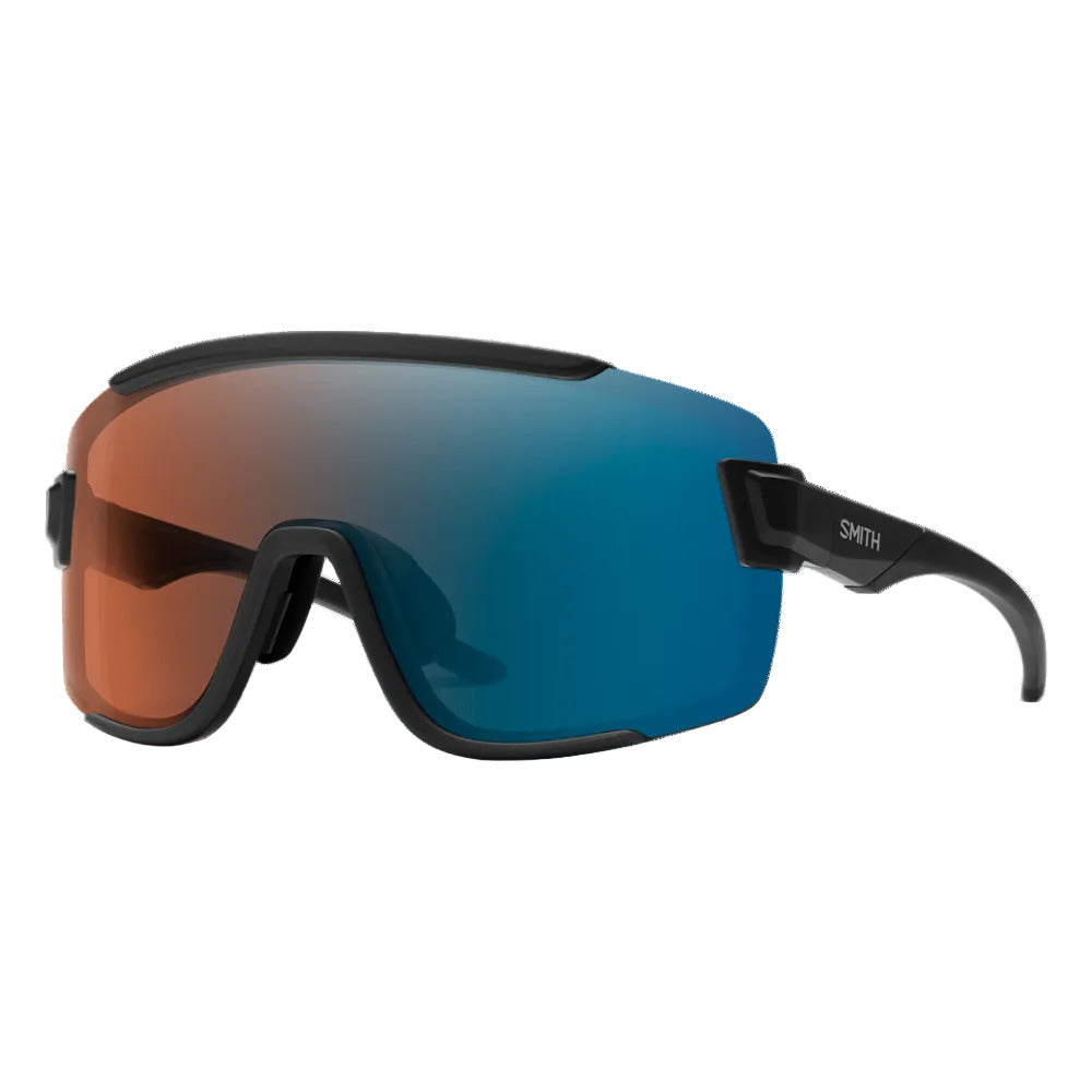 Smith Wildcat - Matte Black ChromaPop Glacier Photochromic Copper Blue Mirror VLT 7-45%