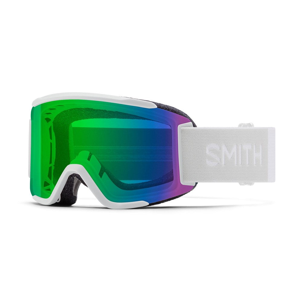 Smith Squad S - White Vapor ChromaPop Everyday Green Mirror 23% VLT / Clear