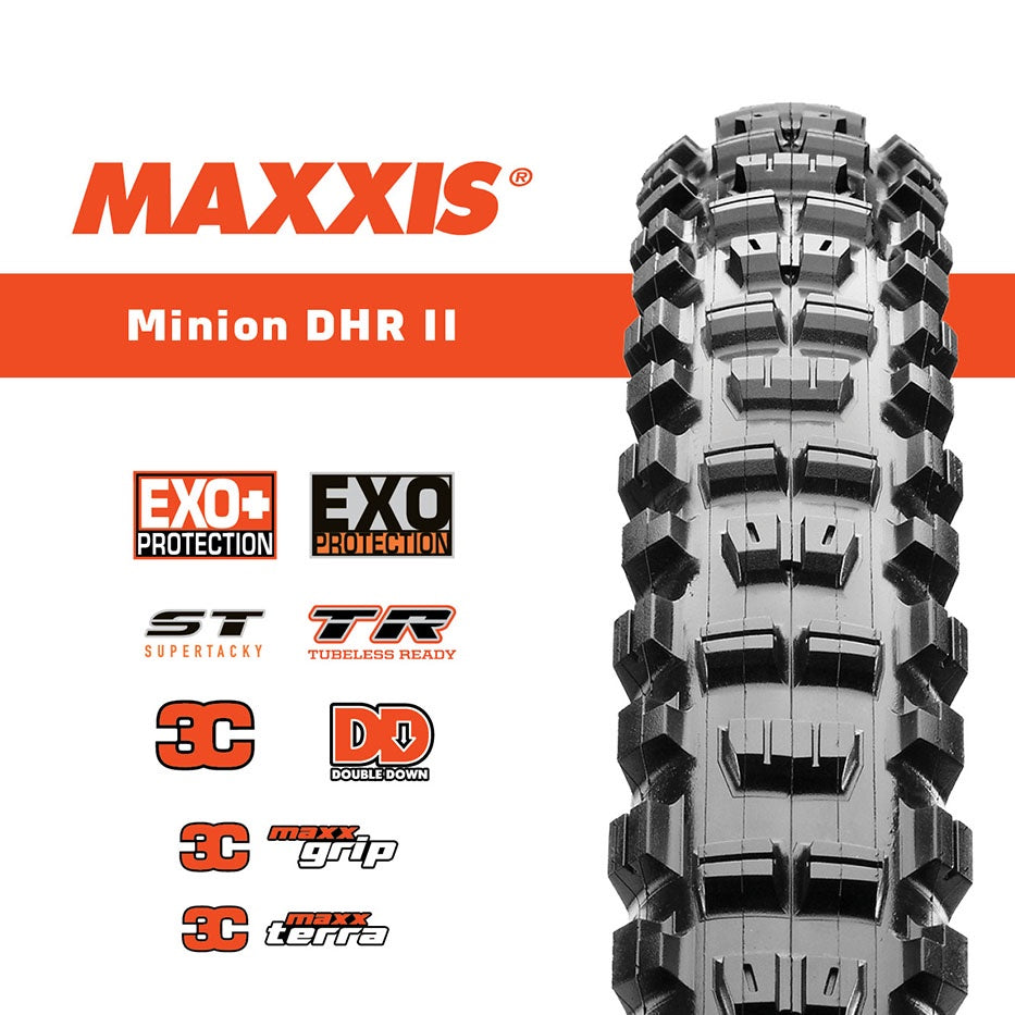 MAXXIS Minion DHR II x WT 3C/EXO+/TR/Maxx Terra Chill