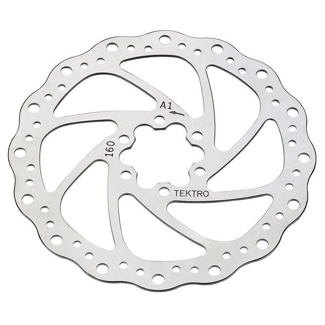 Tektro Disc Brake Rotor 140mm 6-Bolt Stainless