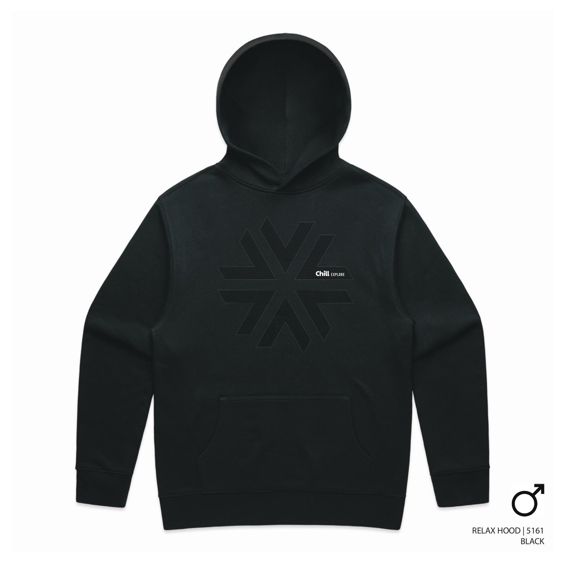 Chill Explore Hoodie Men's - Black