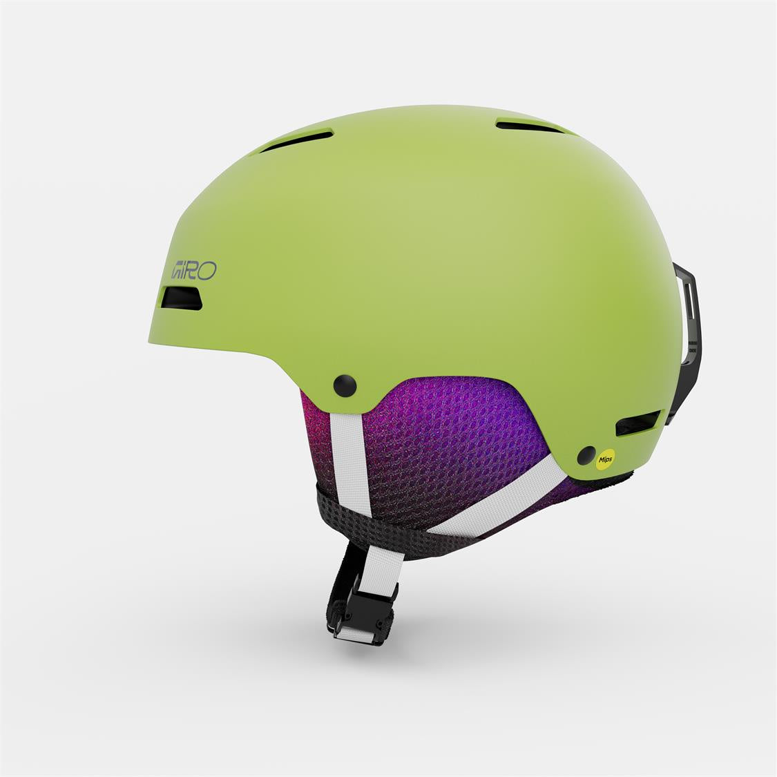 Giro Crue MIPS Snow Helmet - Matte Flo Green