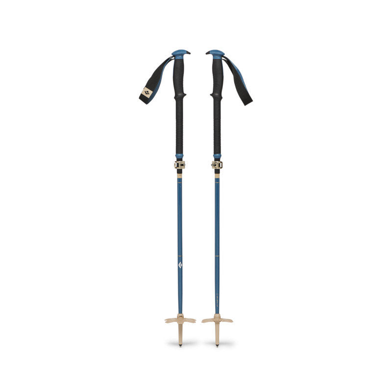 Black Diamond Traverse Compactor Ski Poles - Creek Blue