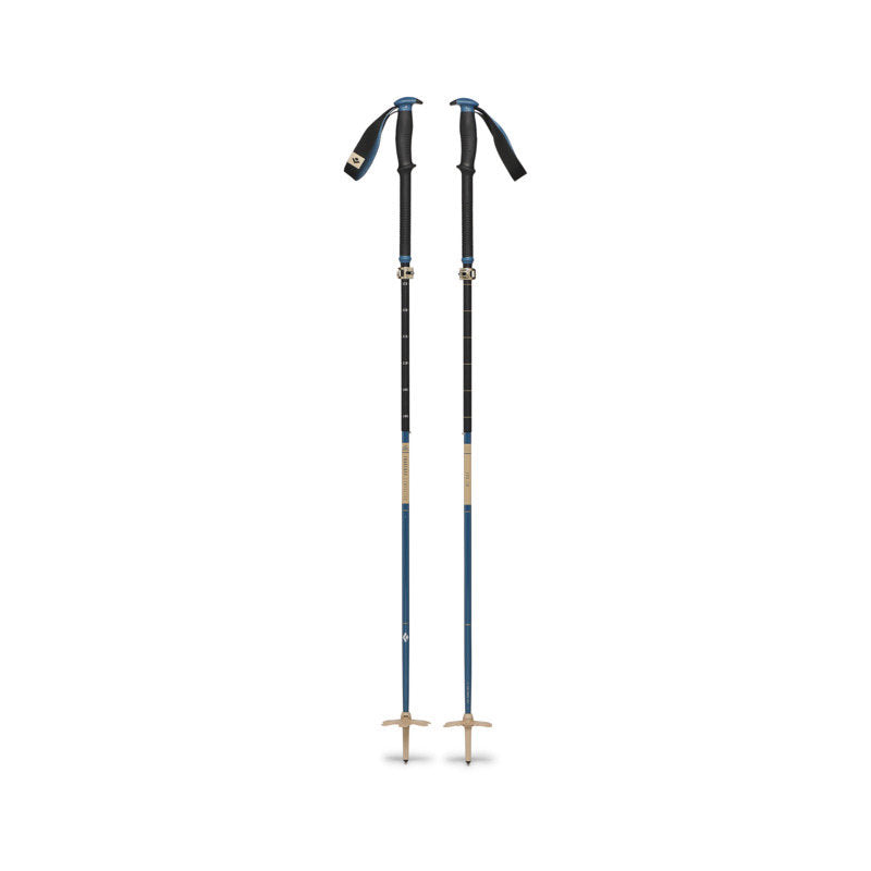 Black Diamond Traverse Compactor Ski Poles - Creek Blue