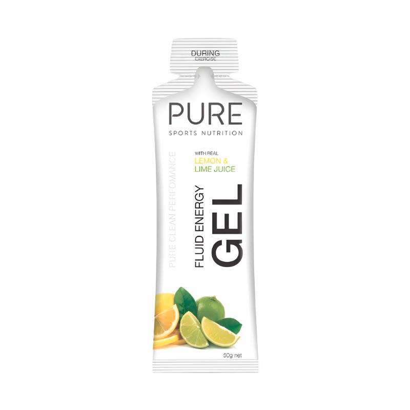 Pure - 50g Fluid Energy Gels - Lemon &amp; Lime