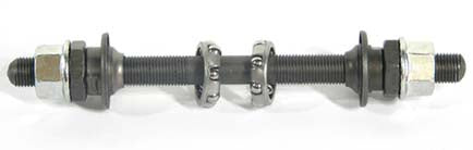 Axle &amp; Cones Front 3/8&quot; x 135mm Nut