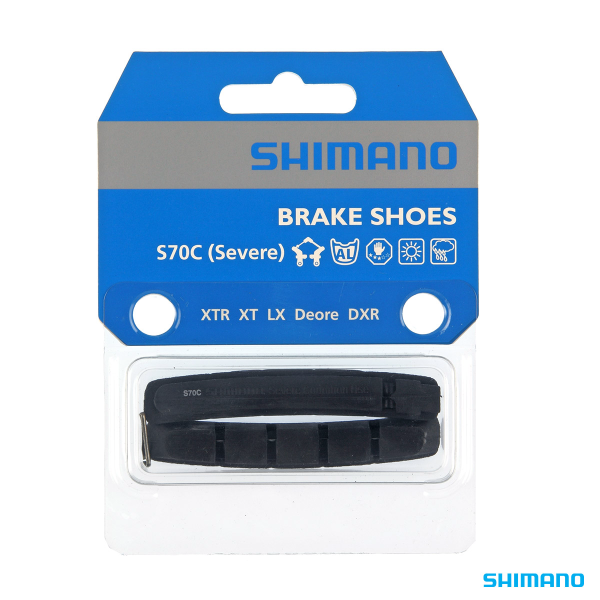 Shimano BR-M970 V-Brake Pad Inserts S70C w/Pins 1 Pair